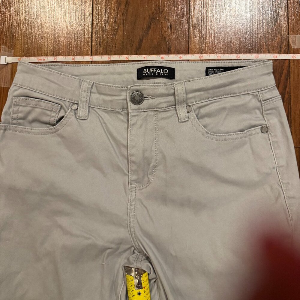 Buffalo David Bitton Gray Tapered Denim Jeans